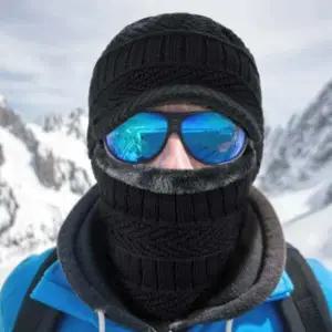 KEEP WARM 4WAY 스컬리 남성방한모자(블랙)