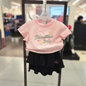 [갤러리아] 베네통키즈  26S/S 러블리체커보드크롭TS티어드팬츠QATS16631/SP02631PB