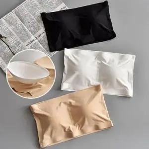 크롭심리스튜브탑 여성브라 브라캡 탱크탑 캡브라 언더 여자