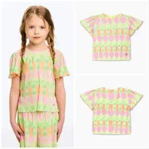 [갤러리아] 베네통키즈(26S)레인보우보드레플리츠블라우스 QAWS03631YG