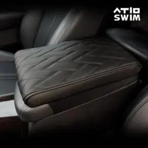 메모리폼팔쿠션 소가죽원단 차량용 메모리폼 팔쿠션 2컬러