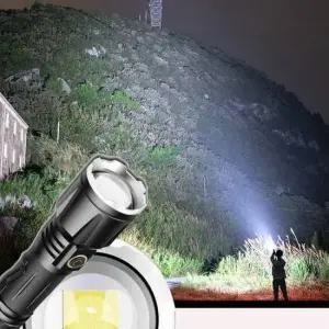 LED손전등 고휘도 줌 LED 손전등 충전식 후래쉬 랜턴