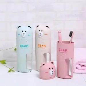 여행용 휴대용 베어 칫솔통 칫솔케이스_24565373