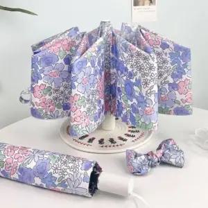 ( )라일락 3단 자동 우산 양산 겸용 접이식 암막 양우산_24567087