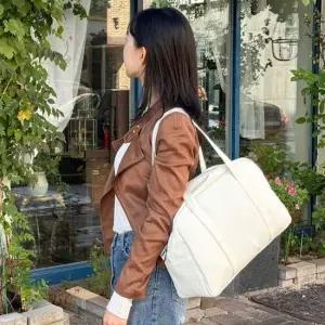 모던디자인 넉넉수납 휴대용 여행 캠핑 심플 보스턴백 보스턴백 여행가방 큰가방