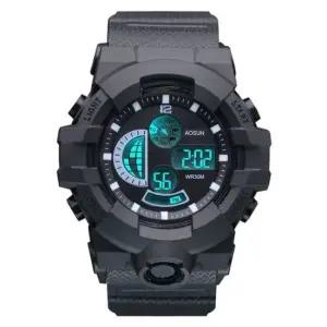 AO-1902A 방수)_블랙 전자시계 스포츠시계 손목시계 군인시계