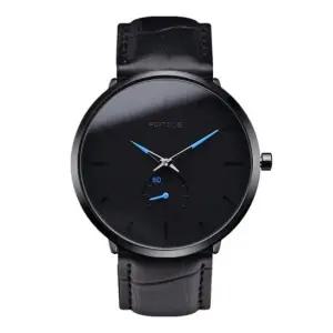 PO-0124E_블루 손목시계 가죽시계 가죽밴드 패션시계