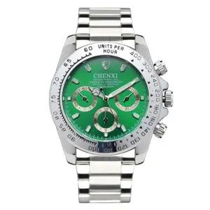CH-086A_그린 손목시계 메탈밴드 패션시계 방수