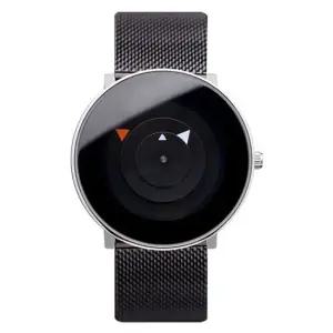 PO-58999_블랙 손목시계 메탈밴드 패션시계 방수