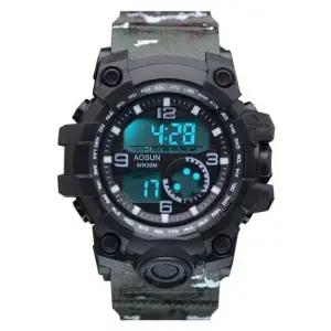 AO-1901A 방수)_카키 전자시계 스포츠시계 손목시계 군인시계