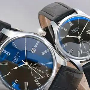 MO-8007D 6007) P)_미니블랙 손목시계 가죽시계 가죽밴드 패션시계