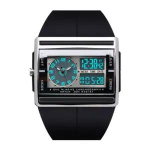 AD-0518 방수)_실버 전자시계 스포츠시계 손목시계 군인시계