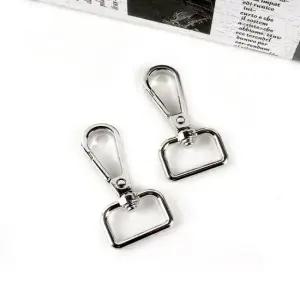 ZF 버클 D링 가방끈 가방 실버 연결고리 부자재 가방부자재 연결고리부자재 D형고리