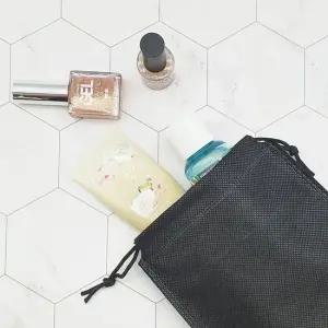 부직포 소 블랙 ZF 가방 부직포주머니 부직포파우치 이너백 더스트백 복주머니