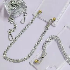 핸드백 체인 ZF 스트랩 실버 40cm 장식 확장 리폼