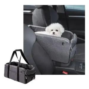 고양이산책용품 강아지 콘솔카시트 고양이 콘솔박스 그레이-손잡이형