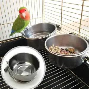 걸이형 스텐 앵무새 모이통 대 앵무새모이통