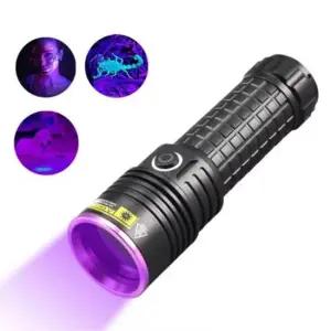 라이트 26650배터리 사용 60와트 UV손전등 본품