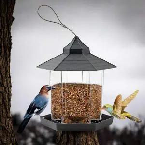 [골드스마일]PrimeBulk 북유럽풍 야외 버드피더(그레이) 모이통