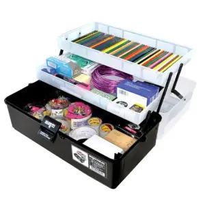 BS 튼튼한 손잡이 계단식 태클박스 소품함 플라스틱칸막이 공구정리함 다용도공구함