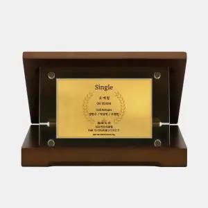 [카드결제 가능] 순금카드상패 37.5g 아크릴 대 24k