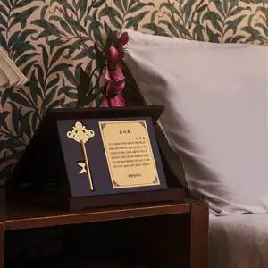 [카드결제 가능] 순금열쇠 상패 37.5g 세로 특대사이즈 24k 기념패 퇴직 퇴임 감사패 기념패 싱글패 우승패