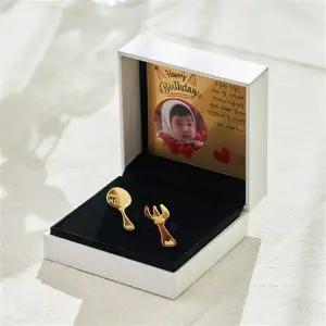 [카드결제 가능] 금수저 금포크 순금 2.875g 24k 백일 첫돌 조카 돌잔치