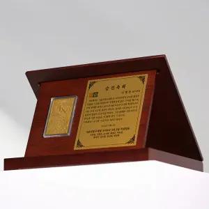 [카드결제 가능] 순금 킹 골드바 1.875g 우드상패 24k