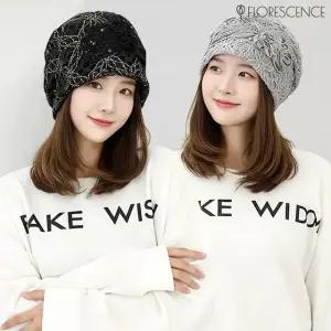 [플로레센스]스팽글이중직패션비니2종