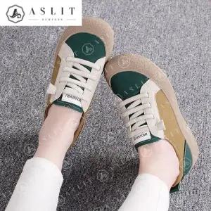 [애슬릿] 여성 스니커즈 배색 발 편한 운동화 데일리 단화