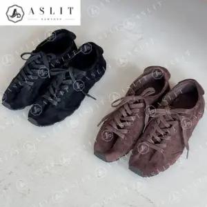 [애슬릿] 여성 스니커즈 스웨이드 플랫 단화 운동화 데일리