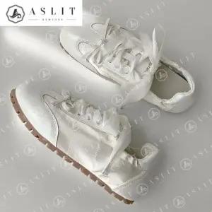 [애슬릿] 여성 스니커즈 리본 발레코어 단화 운동화