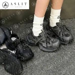 [애슬릿] 키높이 스니커즈 어글리 메쉬 러닝화 운동화 6cm