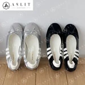 [애슬릿] 여성 스니커즈 플랫 리본 단화 운동화 데일리