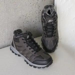남성 방한 등산화 털 겨울 방한 신발 미끄럼방지