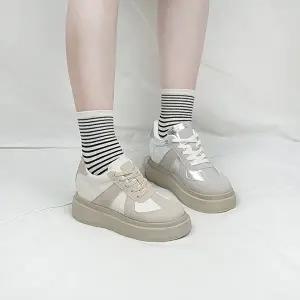 에드 독일군 키높이 스탠딩 통굽 스니커즈 9cm