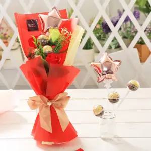 비누꽃 화이트데이 비누꽃다발 기념일 졸업식 수능 발렌타인데이 알로하 졸업