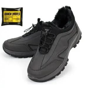 방한 남자 운동화 겨울 트레킹화 신발 세정티슈 세트