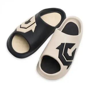 남성용 발볼넓은 슬리퍼 쿠션 사무용 스포츠 슬리퍼