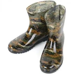 밀리터리 남성용 논슬립 반장화 작업화 방수 레인부츠 RB627