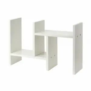 ( )이동형 책상 위 선반 사무용 책상 정리 선반 책상용 수납