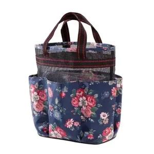 ( )수영장 샤워가방 목욕바스켓 헬스파우치 망사수납백 navy