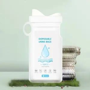 ( )이동식 일회용 소변 봉투 비상용 휴대용 소변 봉투 대용량 캠핑