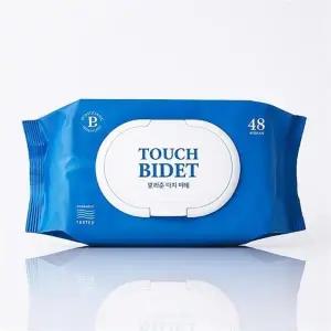 [웰빙창고] 브라운 비데티슈 캡형 48매 10팩