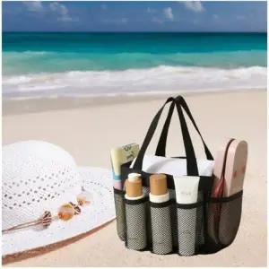 NEW 비치백 수영 가방 망사 물놀이 가방 샤워