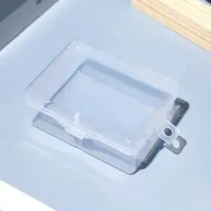 다용도 투명 사각 미니 수납함 보관 케이스 휴대용 정리박스