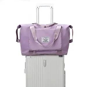 여행용 보스턴백 캐리어보조가방 결합 폴딩백 트래블 짐가방 대용량 여행가방