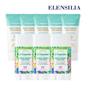 [엘렌실라] 썸머에디션 그린에너지 선스크린5+선스틱3개