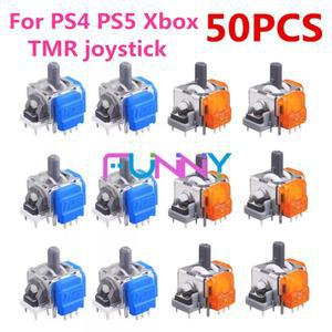 소니 PS5 컨트롤러 용 50 개/몫 TMR 전자기 조이스틱 교체 PS4 NS Pro Xbox 조이스틱 용 안티 드리프트 스