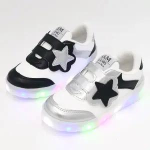 키모 스타팝 키즈 어린이 국산 등원 국산 라이팅 발광 공용 유아동 LED 운동화